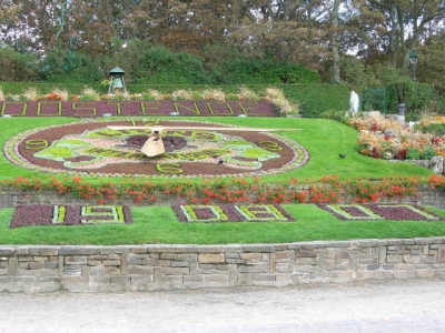 Flower clock in Osten