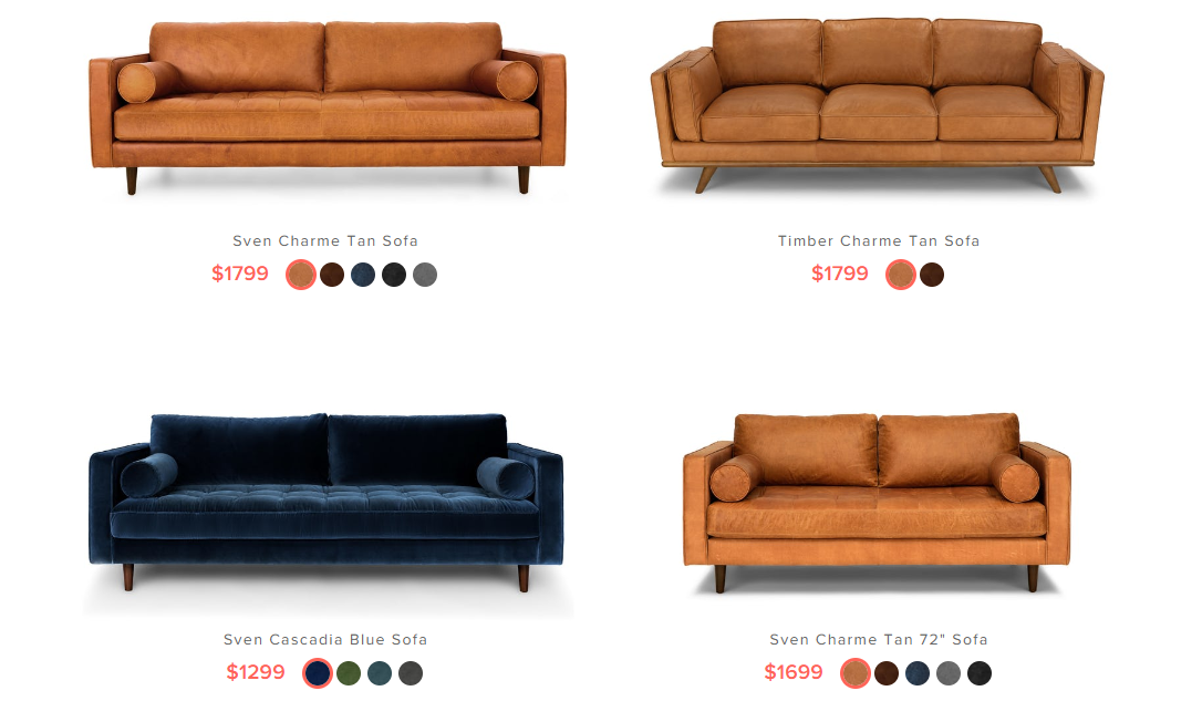 10 Online Furniture Brands With Customizable Couches for Picky Decorators