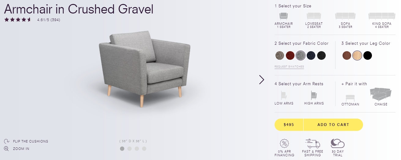 10 Online Furniture Brands With Customizable Couches for Picky Decorators
