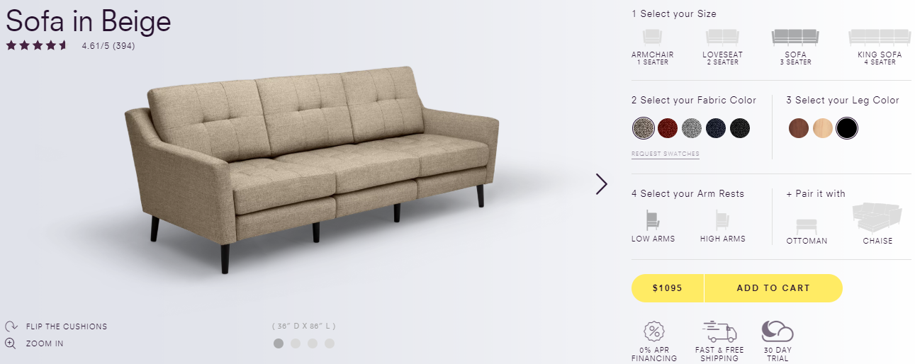 10 Online Furniture Brands With Customizable Couches for Picky Decorators